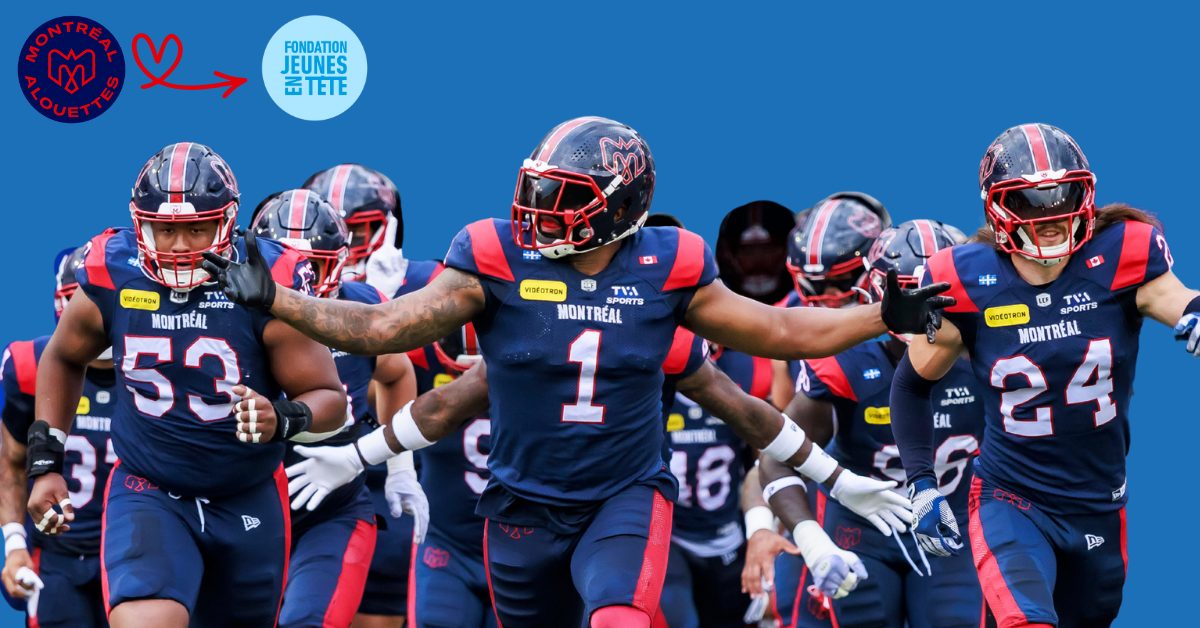Un partenariat avec les Alouettes de Montréal pour les ados du Québec !