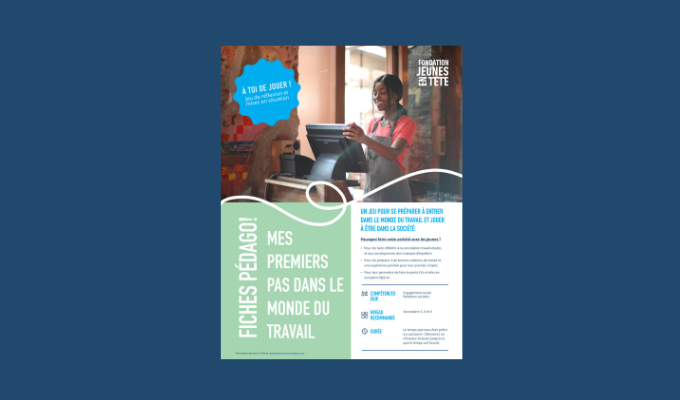 Nouveau jeu pédago : mes premiers pas dans le monde du travail