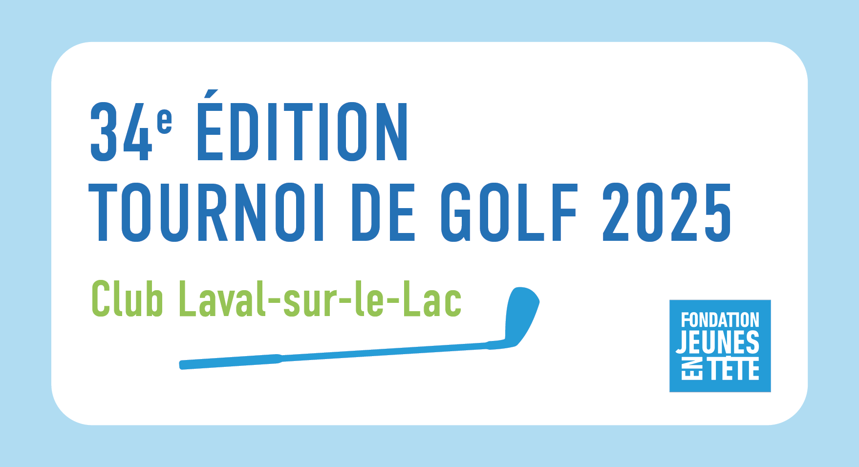 Le 34e Tournoi de golf
